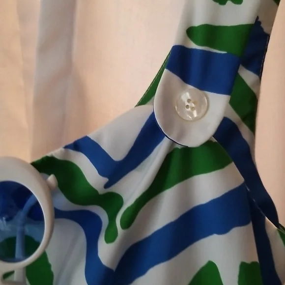 VINTAGE Doncaster Sun Dress with Wrap or Head Scarf, Size 12, $48 - Picture 13 of 14